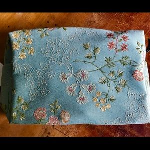 Sally Spicer Floral Tapestry Cosmetic Bag